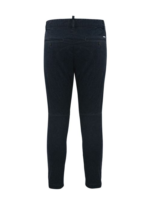 Pantalone Sexy Chino in cotone stretch Blu DSQUARED2 | S74KB0819 S39021476